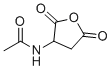 N-(2,5-dioxooxolan-3-yl)acetamide molecular structure (CAS 3397-54-4)