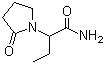 structure of CAS# 33996-58-6, Etiracetam;2-(2-Oxopyrrolidin-1-yl)butyramide