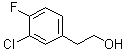 structure of CAS# 340825-21-0, 3-Chloro-4-fluorobenzeneethanol;2-(3-Chloro-4-fluorophenyl)ethanol