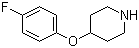 结构式 CAS# 3413-28-3, 4-(4-氟苯氧基)哌啶