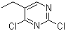 structure of CAS# 34171-40-9, 2,4-Dichloro-5-ethylpyrimidine