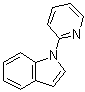 结构式 CAS# 3419-91-8, N-(2-吡啶基)吲哚