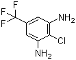structure of CAS# 34207-44-8, 4-Chloro-3,5-diaminobenzotrifluoride