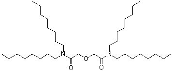 structure of CAS# 342794-43-8, N,N,N'N'-Tetraoctyl-3-oxapentanediamide;N,N,N',N'-Tetraoctyldiglycolamide; TODGA