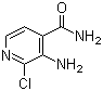 结构式 CAS# 342899-34-7, 3-氨基-2-氯异烟酰胺