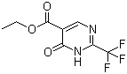 2-三氟甲基-4-氧代嘧啶-5-羧酸乙酯分子结构 (CAS 343-67-9)