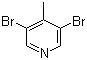 structure of CAS# 3430-23-7, 3,5-Dibromo-4-methylpyridine;3,5-Dibromo-4-picoline