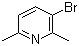 structure of CAS# 3430-31-7, 3-Bromo-2,6-dimethylpyridine;2,6-Dimethyl-3-bromopyridine