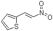 结构式 CAS# 34312-77-1, 反式-2-(2-硝基乙烯基)噻吩