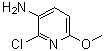 structure of CAS# 34392-85-3, 2-Chloro-6-methoxy-3-pyridinamine;2-Chloro-6-methoxypyridin-3-amine; 3-Amino-2-chloro-6-methoxypyridine