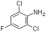 structure of CAS# 344-19-4, 2,6-Dichloro-4-fluoroaniline