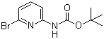6-Bromo-2-tert-butoxycarbonylaminopyridine molecular structure (CAS 344331-90-4)
