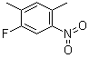 structure of CAS# 345-22-2, 1-Fluoro-2,4-dimethyl-5-nitrobenzene;NSC 207869