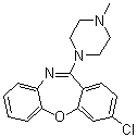 3-Chloro-11-(4-methyl-1-piperazinyl)dibenz[b,f][1,4]oxazepine molecular structure (CAS 3454-96-4)