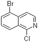 structure of CAS# 34551-41-2, 5-Bromo-1-chloroisoquinoline;1-Chloro-5-bromoisoquinoline