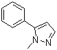 1-Methyl-5-phenyl-1H-pyrazole molecular structure (CAS 3463-27-2)