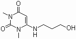 4-(3-Hydroxypropylamino)-1,3-dimethyluracil molecular structure (CAS 34654-80-3)