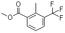 structure of CAS# 346603-63-2, 2-Methyl-3-(trifluoromethyl)benzoic acid methyl ester