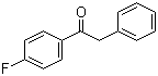 4'-氟-2-苯基苯乙酮分子结构 (CAS 347-84-2)