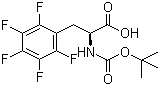 Boc-L-pentafluorophenylalanine molecular structure (CAS 34702-60-8)