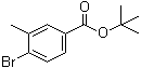 structure of CAS# 347174-28-1, 4-Bromo-3-methylbenzoic acid tert-butyl ester;tert-Butyl 4-bromo-3-methylbenzoate