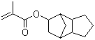 结构式 CAS# 34759-34-7, 八氢-4,7-甲桥-1H-茚-5-基甲基丙烯酸酯