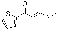 结构式 CAS# 34772-98-0, 3-二甲基氨基-1-(噻吩-2-基)丙烯酮