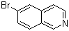 structure of CAS# 34784-05-9, 6-Bromoisoquinoline