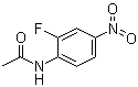 结构式 CAS# 348-19-6, 2'-氟-4'-硝基乙酰苯胺