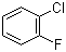 结构式 CAS# 348-51-6, 2-氯氟苯; 1-氯-2-氟苯