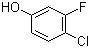 4-Chloro-3-fluorophenol molecular structure (CAS 348-60-7)