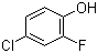 4-氯-2-氟苯酚分子结构 (CAS 348-62-9)