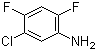 5-Chloro-2,4-difluoroaniline molecular structure (CAS 348-65-2)