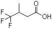 结构式 CAS# 348-75-4, 3-(三氟甲基)丁酸