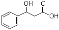 3-Hydroxy-3-phenylpropanoic acid molecular structure (CAS 3480-87-3)