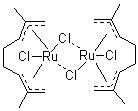 structure of CAS# 34801-97-3, Dichloro(2,7-dimethylocta-2,6-dien-1,8-diyl)ruthenium dimer