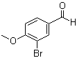 structure of CAS# 34841-06-0, 3-Bromo-4-methoxybenzaldehyde;3-Bromo-p-anisaldehyde