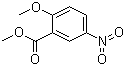 structure of CAS# 34841-11-7, Methyl 2-methoxy-5-nitrobenzoate