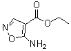 5-氨基-4-异恶唑羧酸乙酯分子结构 (CAS 34859-64-8)