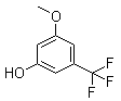 structure of CAS# 349-56-4, 3-Methoxy-5-(trifluoromethyl)phenol