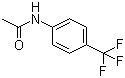 structure of CAS# 349-97-3, 4'-(Trifluoromethyl)acetanilide;p-(Trifluoromethyl)acetanilide; alpha,alpha,alpha-Trifluoro-p-acetotoluidide