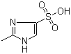 2-Methylimidazole-4-sulfonic acid molecular structure (CAS 34916-84-2)
