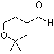 structure of CAS# 34941-21-4, 2,2-Dimethyltetrahydropyran-4-carbaldehyde