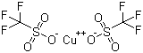 structure of CAS# 34946-82-2, Copper(II) trifluoromethanesulphonate