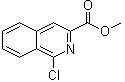 structure of CAS# 349552-70-1, Methyl 1-chloroisoquinoline-3-carboxylate