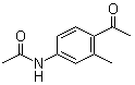 structure of CAS# 34956-31-5, 4'-Acetamido-2'-methylacetophenone;N-(4-Acetyl-3-methylphenyl)acetamide
