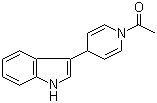 3-(1-Acetyl-1,4-dihydropyridin-4-yl)-1H-indole molecular structure (CAS 34981-12-9)