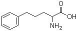 structure of CAS# 34993-02-7, 2-Amino-5-phenylvaleric acid;(+/-)-alpha-Aminobenzenepentanoic acid; (+/-)-2-Amino-5-phenylpentanoic acid; 2-Amino-5-phenylvaleric acid; DL-2-Amino-5-phenylpentanoic acid