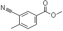 结构式 CAS# 35066-32-1, 3-氰基-4-甲基苯甲酸甲酯