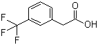 structure of CAS# 351-35-9, m-(Trifluoromethyl)phenylacetic acid;3-(Trifluoromethyl)phenylacetic acid